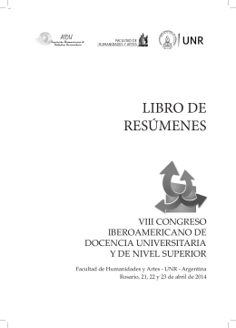 resúmenes comunicaciones viii cidu