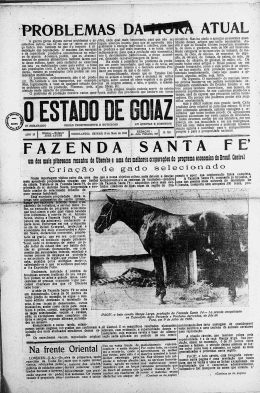 PROBLEMASDA^WRn /V 1 Cz/afL* FAZENDA SANTA FE