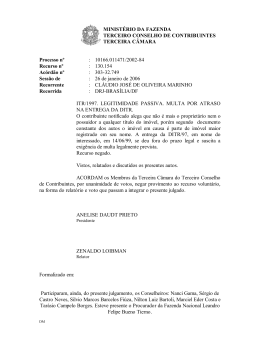303-32749 - Conselhos de Contribuintes