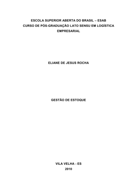 ESCOLA SUPERIOR ABERTA DO BRASIL – ESAB