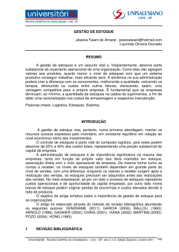 GEST&Atilde;O DE ESTOQUE - 2