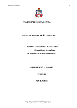 Plano de Neg&oacute;cio &ndash; M.L. Distribuidora Comercial