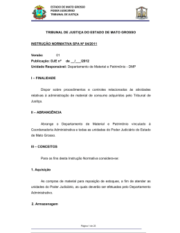 Publicação: DJE nº 8761 de 1º/03/2012 VERSÃO 01