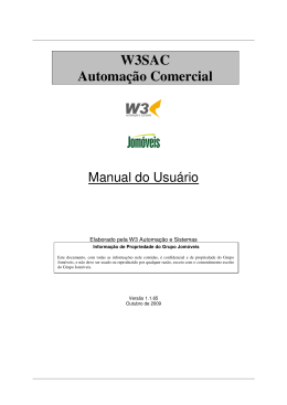 W3SAC Automa&ccedil;&atilde;o Comercial