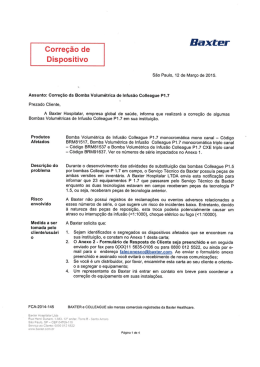 Comunicado ao Cliente