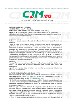 PARECER-CONSULTA N° 5270/2014 CONSULENTE