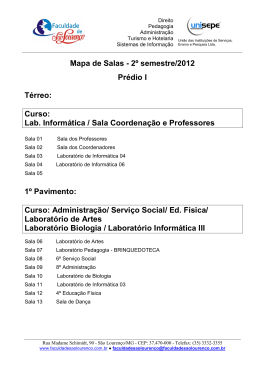 Curso - Faculdade de S&atilde;o Louren&ccedil;o