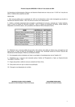 Edital de 14 de outubro de 2004