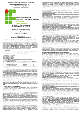 Edital nº 10/2009 Retificado