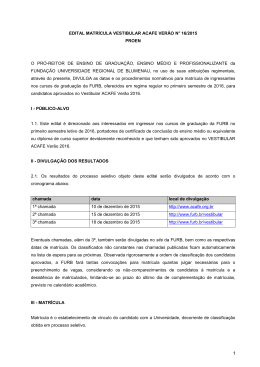 Edital de matr&iacute;cula
