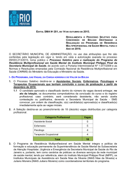 Edital que regulamenta o processo seletivo para a concess&atilde;o de