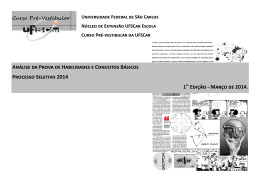 prova comentada com gabarito - Cursinho pr&eacute;