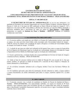Edital 01/05 - GEA - Abertura - depsec unifap