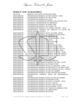 Despacho do Ministro Napole&atilde;o Nunes Maia Filho, que