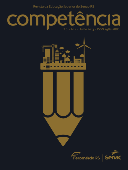 Revista da Educa&ccedil;&atilde;o Superior do Senac-RS