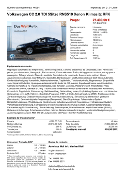 Volkswagen CC 2.0 TDI R-Line AHK RNS510