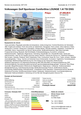 Volkswagen Golf VII Comfortline 1.4l TSI Preço: 19.590,00