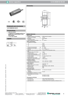 1 Sensor capacitivo CJ10-30GM-E2-3G-3D