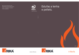 Estufas a lenha e pellets.
