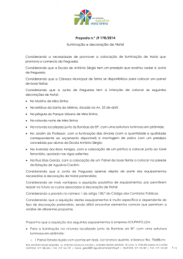 agualva mira slnlra Proposta n.&deg; JF 178/2014