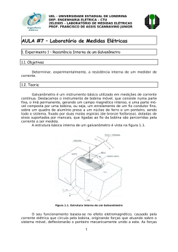 AULA #7 – Laboratório de Medidas Elétricas
