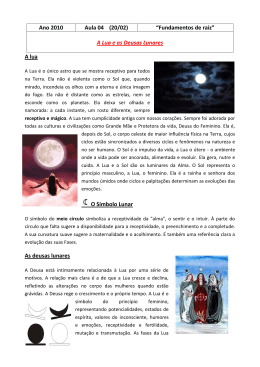 A Lua e as Deusas Lunares