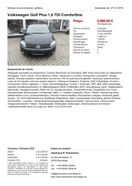 Volkswagen Golf Plus 1,4 TSI Comfortline Xenon Preço