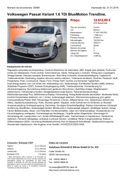 Volkswagen Passat 2.0 TDI BlueMotion Tech. Comfortline Preço