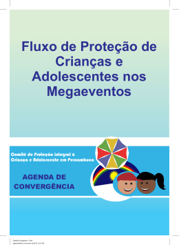 Fluxo de Prote&ccedil;&atilde;o de Crian&ccedil;as e Adolescentes nos Megaeventos