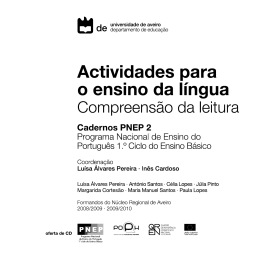 Pnep2 - Grupo Protextos - Universidade de Aveiro