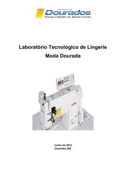 Laboratório Tecnológico de Lingerie Moda Dourada