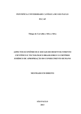 PONTIF&Iacute;CIA UNIVERSIDADE CAT&Oacute;LICA DE S&Atilde;O PAULO PUC