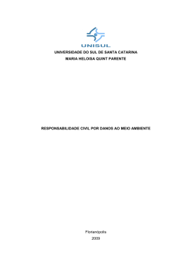 UNIVERSIDADE DO SUL DE SANTA CATARINA MARIA