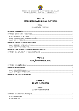 Inteiro Teor - Coordenadoria das Promotorias de Justi&ccedil;a Eleitorais