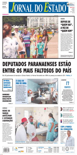 deputados paranaenses est&atilde;o entre os mais faltosos
