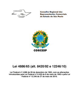 Lei n&ordm; 4886/65