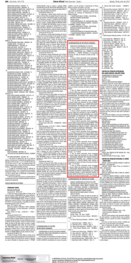 200 - S&atilde;o Paulo, 124 (1 19) Di&aacute;rio Oficial Poder Executivo