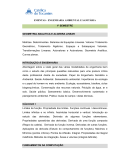 EMENTAS - ENGENHARIA AMBIENTAL E SANIT&Aacute;RIA 1&ordm;