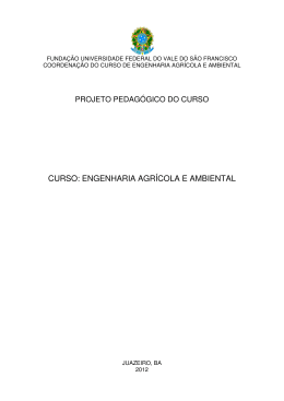 PPC - Projeto Pedag&oacute;gico do Curso