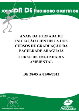 Engenharia Ambiental - Jornada de inicação cientifica 2012-1