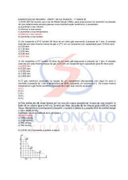 EXERCÍCIOS DE REVISÃO – PROFª. SÍLVIA PASSOS – 1º