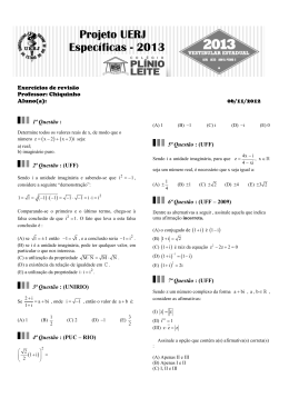Exerc&iacute;cios de revis&atilde;o