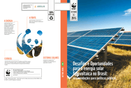Desafios e Oportunidades para a energia solar