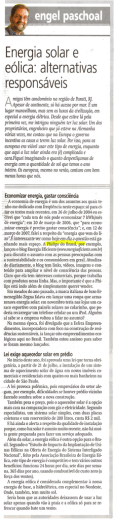 Energia solar e - Sustentabilidade