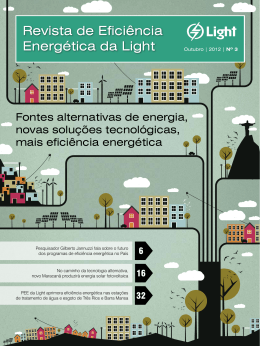 Fontes alternativas de energia, novas solu&ccedil;&otilde;es tecnol&oacute;gicas