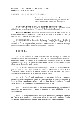 GOVERNO DO ESTADO DE MATO GROSSO DO SUL