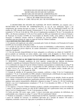 1 GOVERNO DO ESTADO DE MATO GROSSO