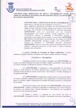 Faxinal do Soturno - 119ZE - Tribunal Regional Eleitoral do Rio