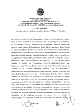 PODER JUDICIÁRIO FEDERAL JUSTIÇA DO