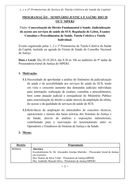 programa&ccedil;&atilde;o &ndash; semin&aacute;rio justi&ccedil;a e sa&uacute;de/ rio 20 out/ mperj
